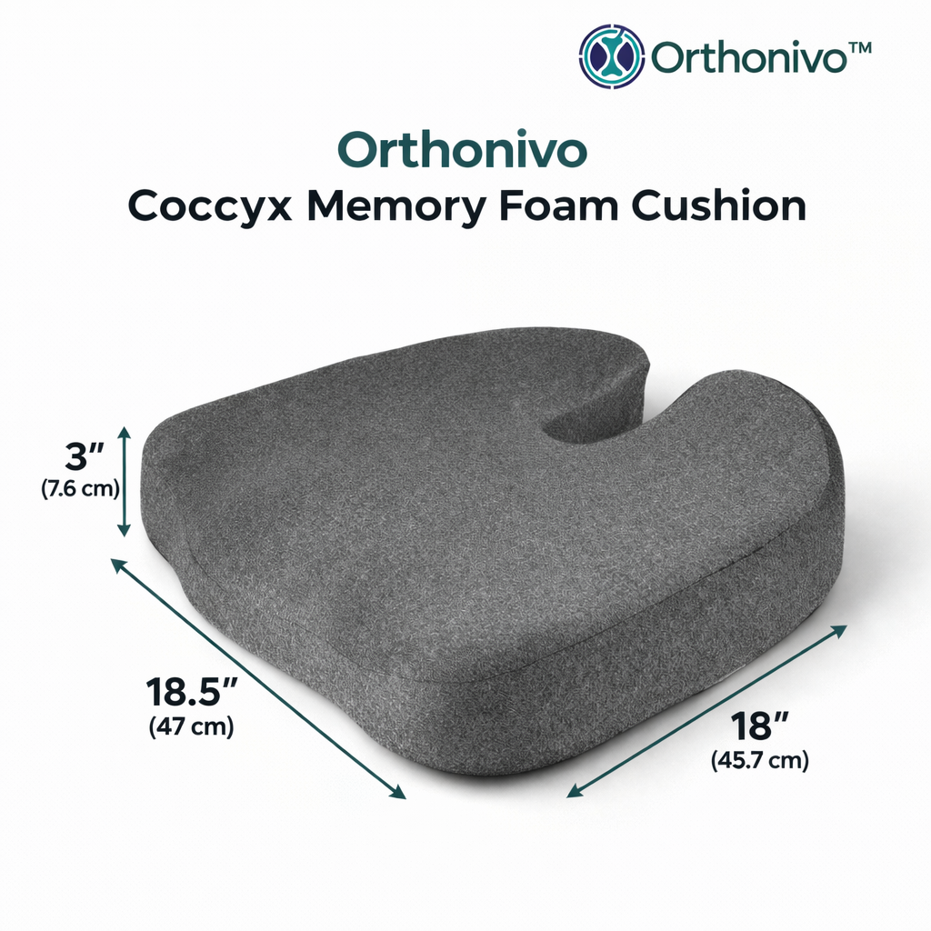 Orthonivo™ Coccyx Memory Foam Cushion