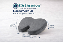 Orthonivo™ Lumbar Align L8 Back Support Cushion