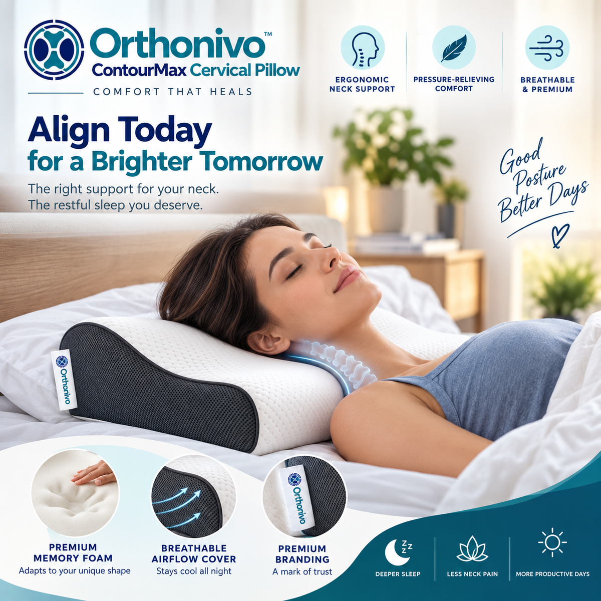 Orthonivo Contour Max Cervical Pillow