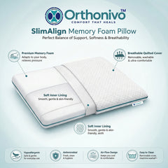 SlimAlign Memory Foam Pillow
