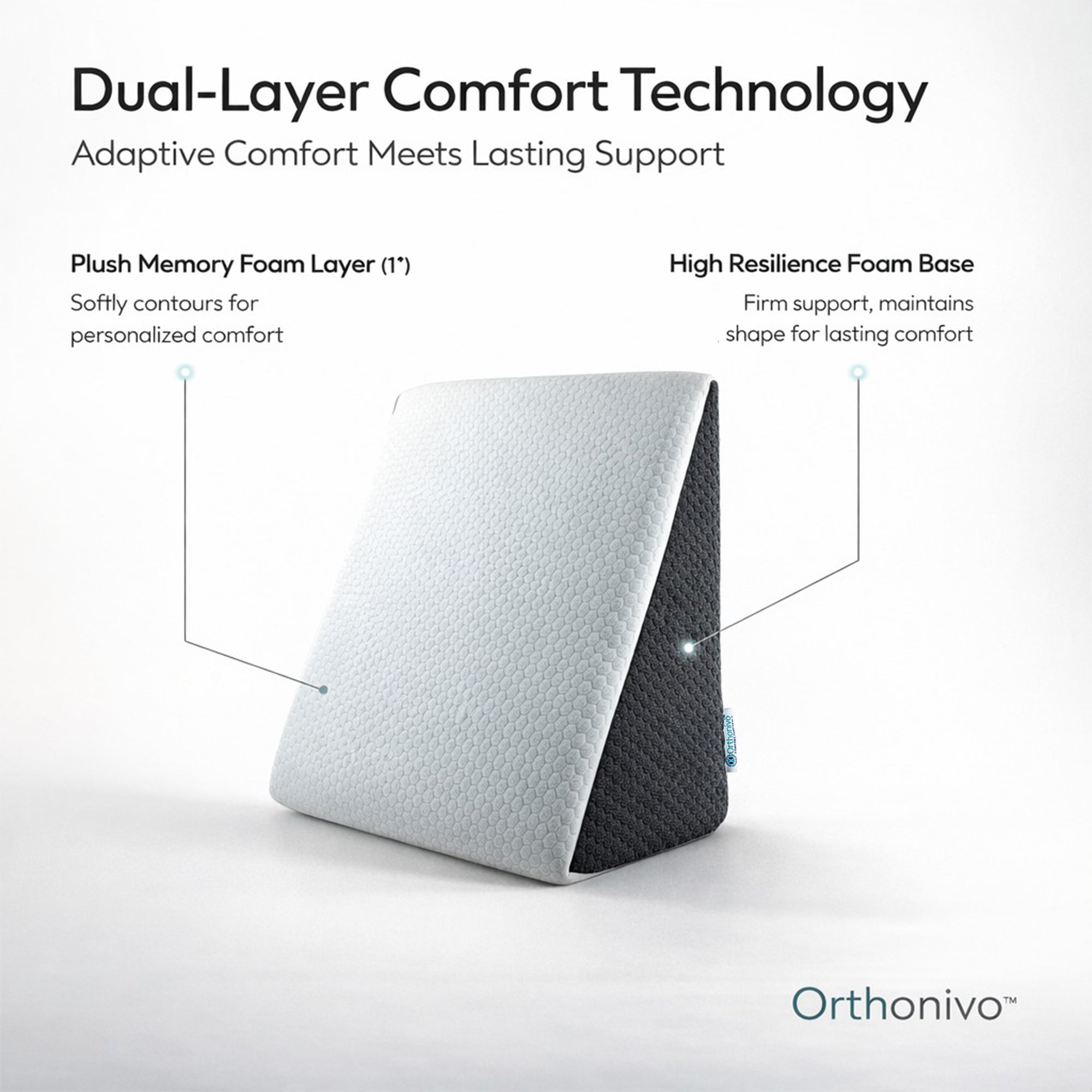 Orthonivo™ Comfort Pro Wedge Pillow
